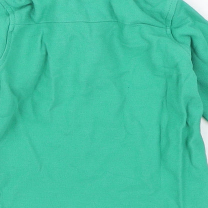 Dunnes Boys Green  100% Cotton Basic Polo Size 3-6 Months Collared Pullover - Ireland