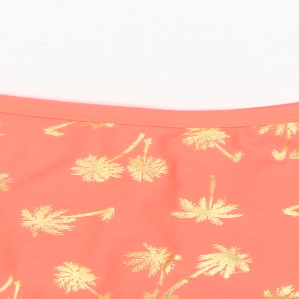 George Girls Orange Geometric Polyester A-Line Skirt Size 10-11 Years  Regular  - Swim skirt
