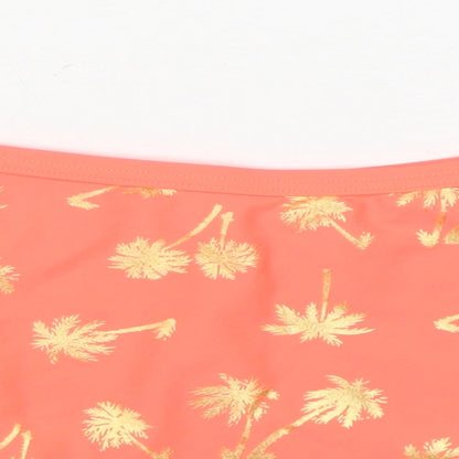 George Girls Orange Geometric Polyester A-Line Skirt Size 10-11 Years  Regular  - Swim skirt