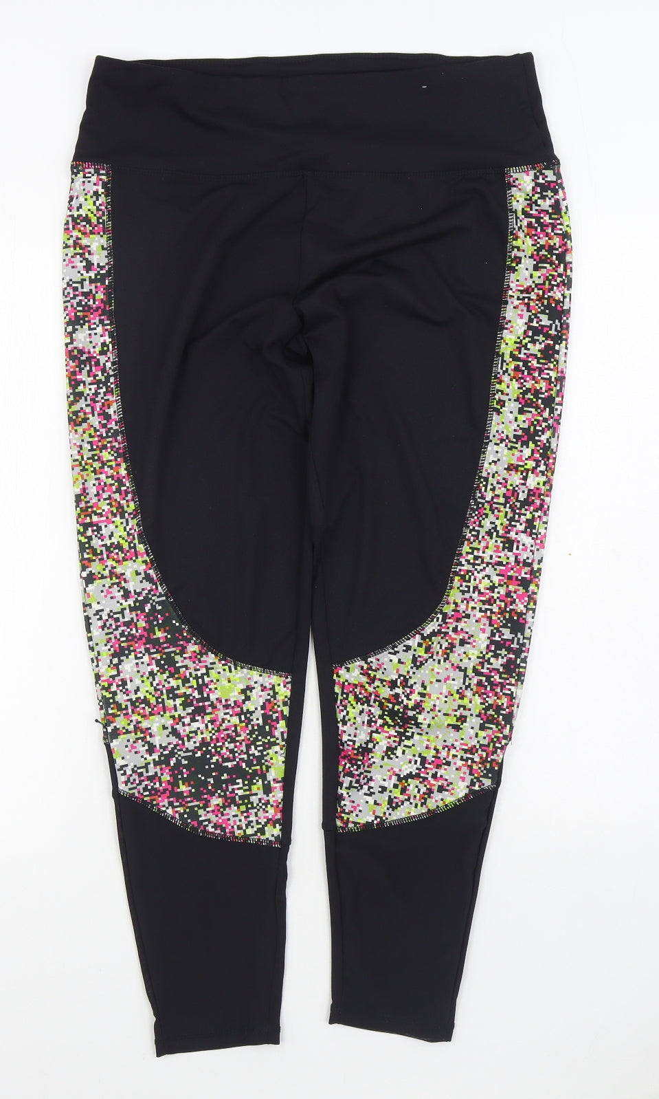 Womens UK Size L Workout  Jogger Black Leggings