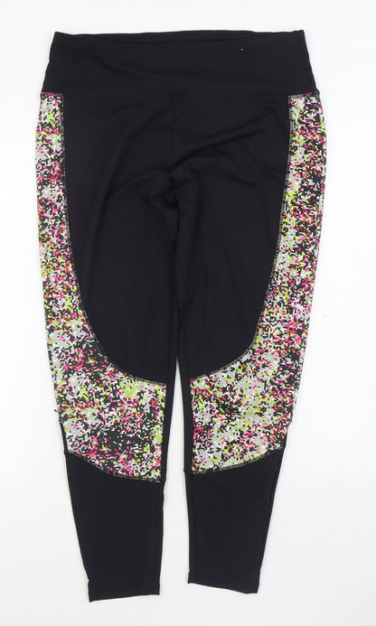 Womens UK Size L Workout  Jogger Black Leggings