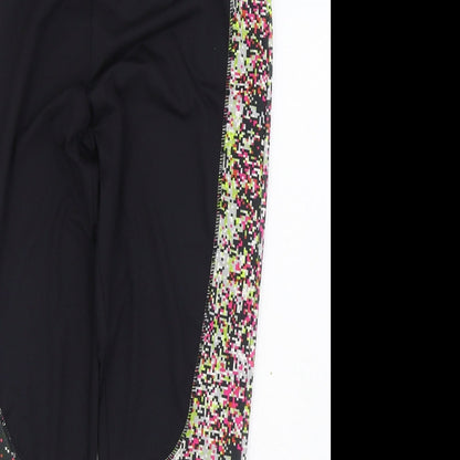 Womens UK Size L Workout  Jogger Black Leggings