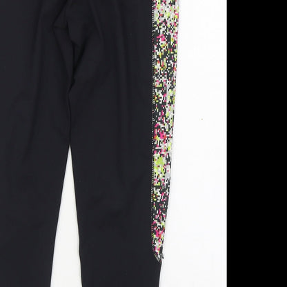 Womens UK Size L Workout  Jogger Black Leggings
