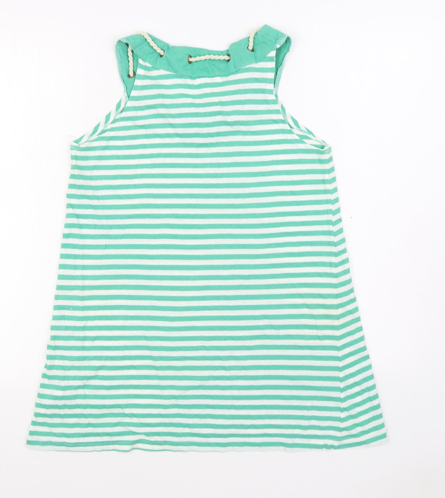 Womens UK Size S Brave Soul Green Basic Tank
