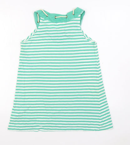 Womens UK Size S Brave Soul Green Basic Tank