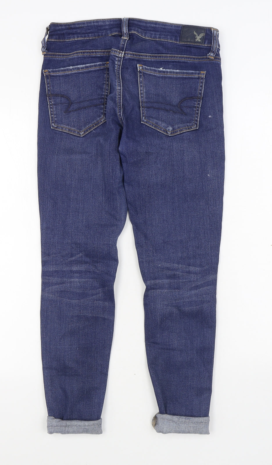 Womens UK Size 8 American Eagle Outfitters Regular Fit Jegging Blue Jeans