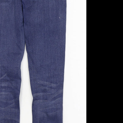 Womens UK Size 8 American Eagle Outfitters Regular Fit Jegging Blue Jeans