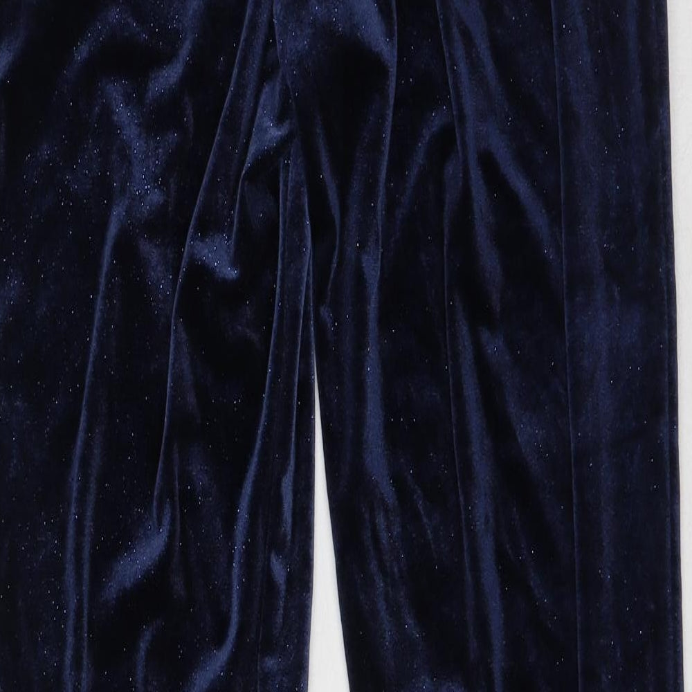 b.young Womens Blue  Polyester Jogger Trousers Size M L34 in Regular