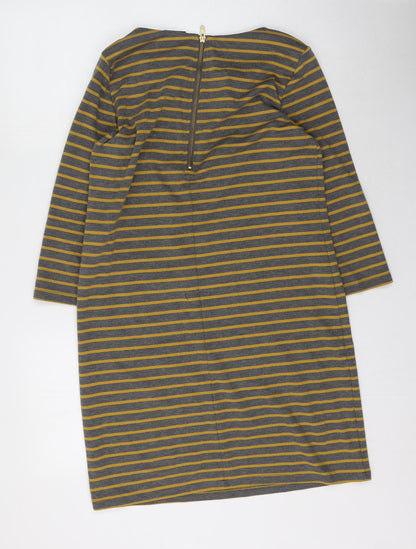 Womens UK Size M Villa Yellow Pullover Jumper