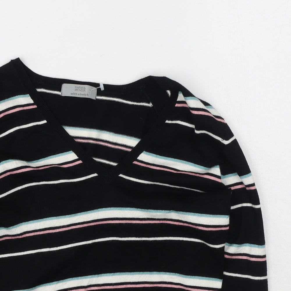 Womens UK Size 14 Marks and Spencer Multicoloured Pullover Jumper