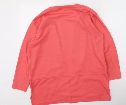 Womens UK Size M Instyle Pink Cardigan Jumper