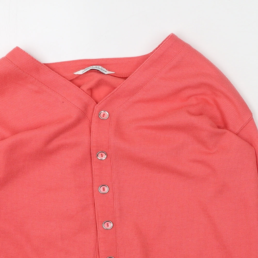 Womens UK Size M Instyle Pink Cardigan Jumper