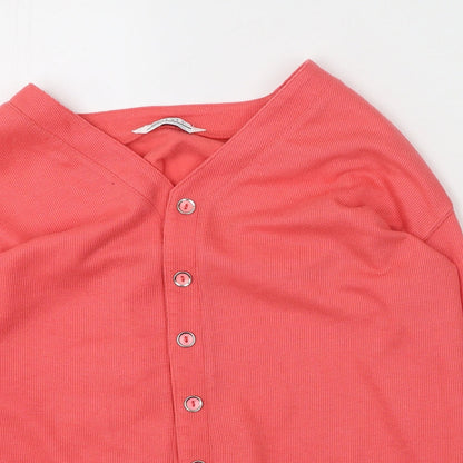 Womens UK Size M Instyle Pink Cardigan Jumper