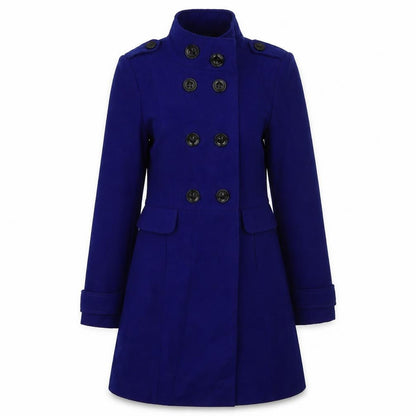 Marks & Spencer Womens Blue   Trench Coat Coat Size 8