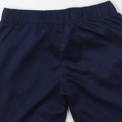 Dunnes Stores Mens Blue  Polyester Sweat Shorts Size 26 in L8 in Regular