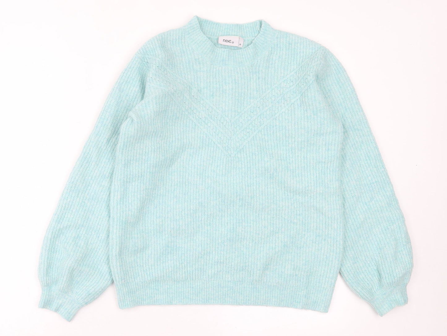 Womens UK Size 8 NEXT Blue Pullover Jumper