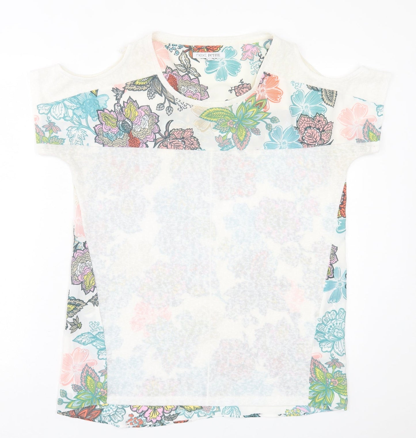 Womens UK Size 12 NEXT Multicoloured Basic T-Shirt