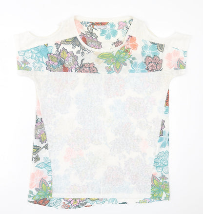 Womens UK Size 12 NEXT Multicoloured Basic T-Shirt