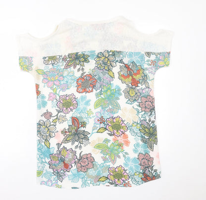 Womens UK Size 12 NEXT Multicoloured Basic T-Shirt