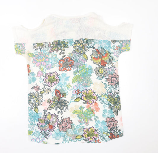 Womens UK Size 12 NEXT Multicoloured Basic T-Shirt