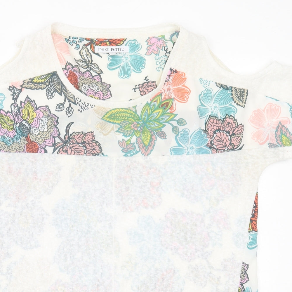 Womens UK Size 12 NEXT Multicoloured Basic T-Shirt