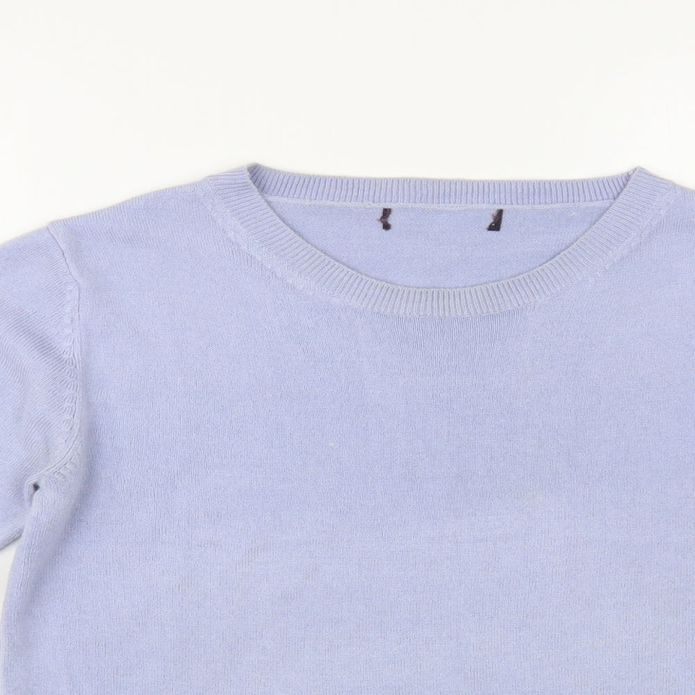 Womens UK Size 12 Marks and Spencer Blue Pullover Jumper