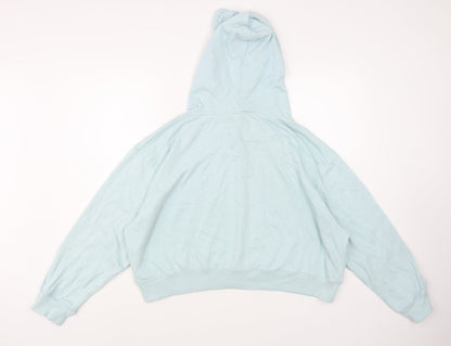 In the Style Womens Blue  Cotton Pullover Hoodie Size 20  Pullover