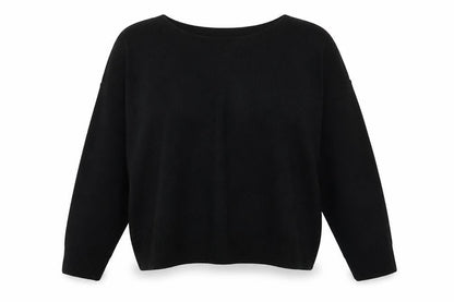 Womens UK Size M Boohoo Black Pullover Jumper