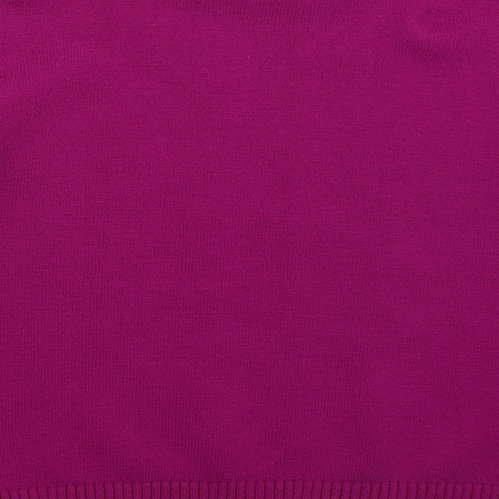 Womens UK Size M Pure & Natural Pink Pullover Jumper