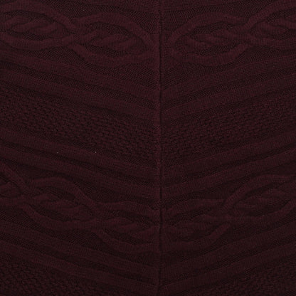 George Womens Red Crew Neck  Acrylic Pullover Jumper Size 10   - Burgundy