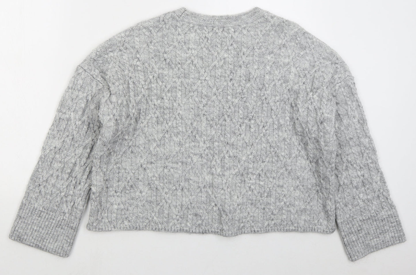 Womens UK Size L River Island Grey Pullover Jumper