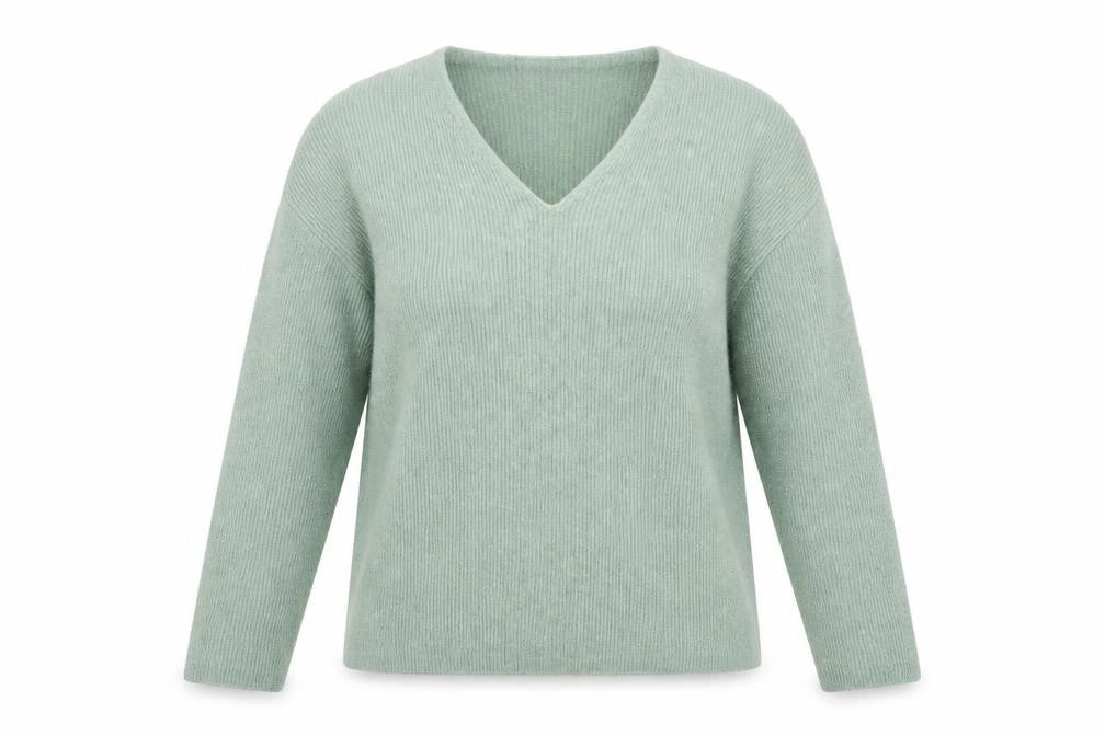 Womens UK Size XS VERO MODA Green Pullover Jumper