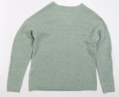 Womens UK Size XS VERO MODA Green Pullover Jumper