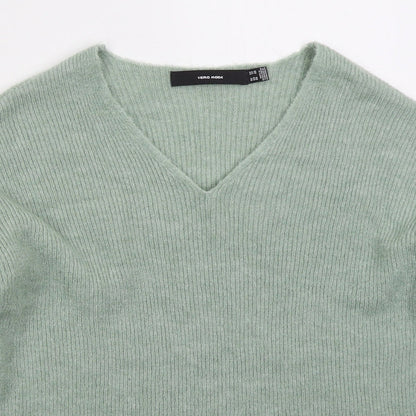 Womens UK Size XS VERO MODA Green Pullover Jumper