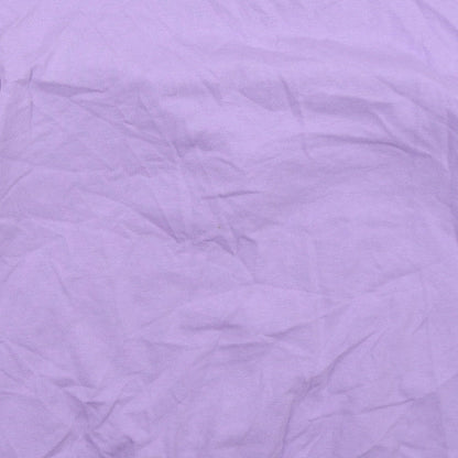 Topshop Womens Purple  Polyester Pullover Sweatshirt Size 12  Pullover