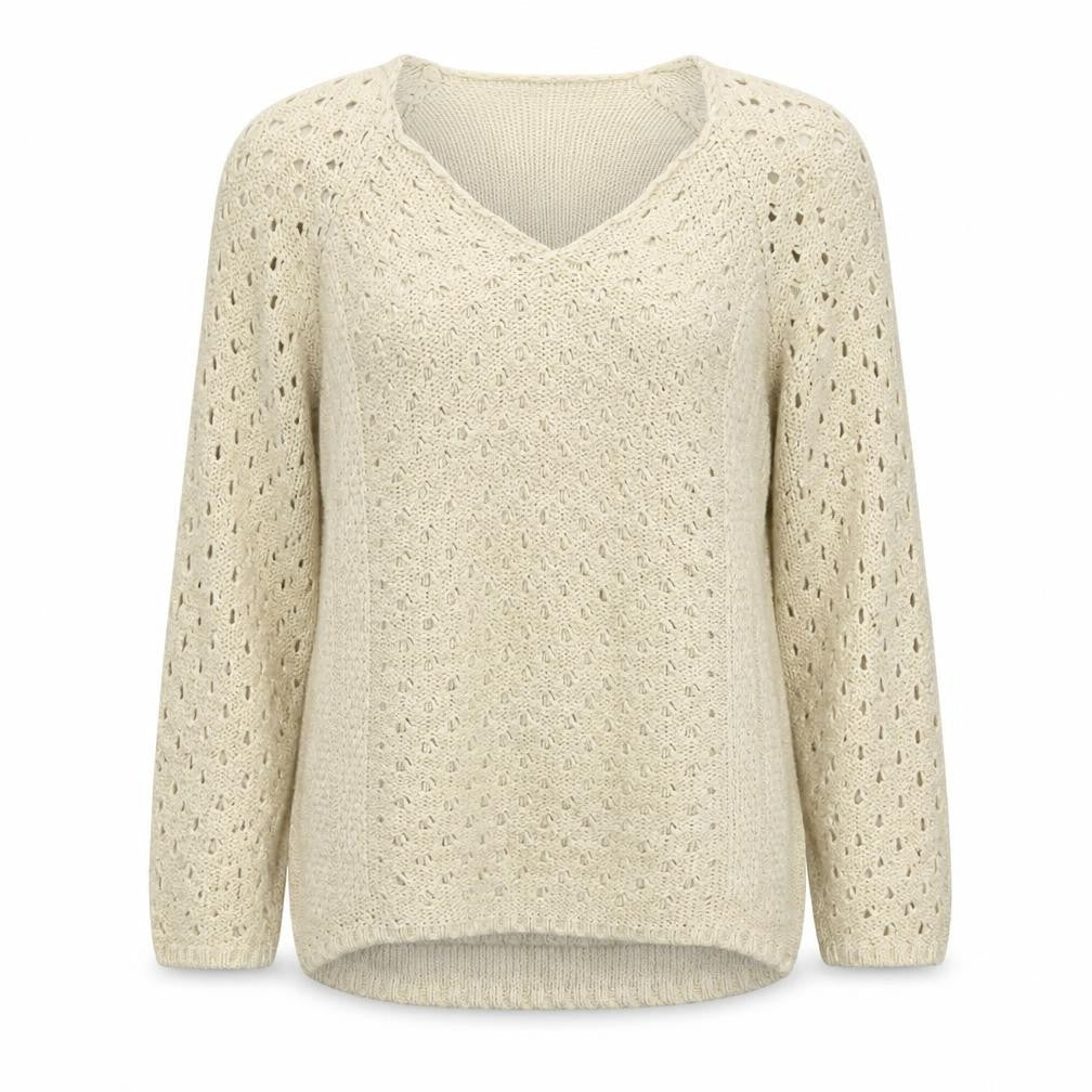 Womens UK Size 14 George Beige Pullover Jumper