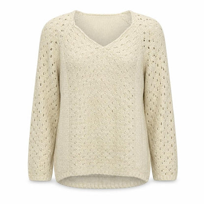 Womens UK Size 14 George Beige Pullover Jumper