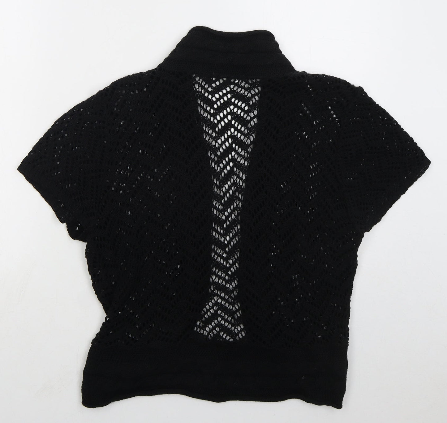 Womens UK Size M Yours Black Cardigan Jumper