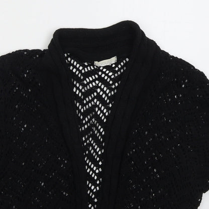 Womens UK Size M Yours Black Cardigan Jumper