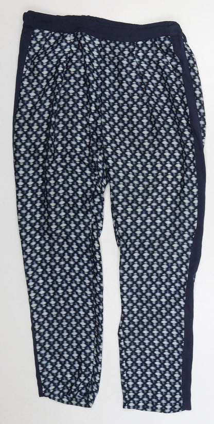 Womens UK Size 8 MNG Regular Fit  Blue Trousers