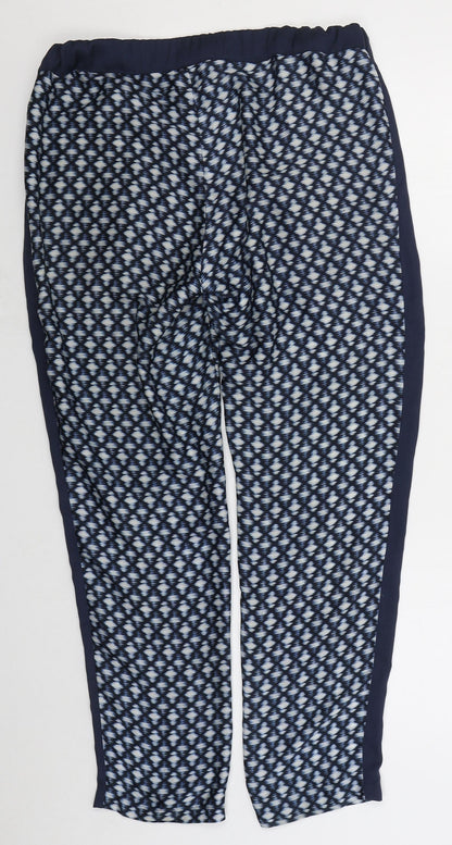 Womens UK Size 8 MNG Regular Fit  Blue Trousers