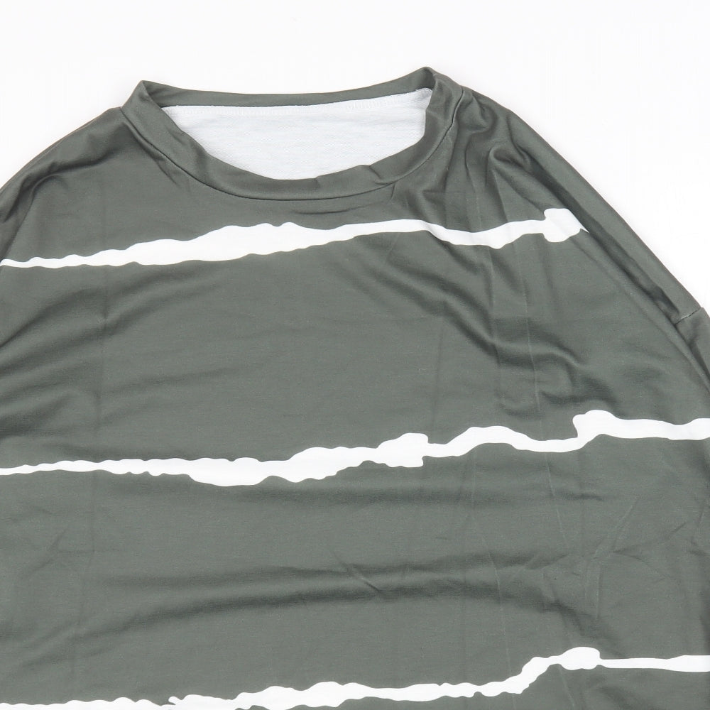 Womens UK Size XL Preworn Green Pullover Jumper
