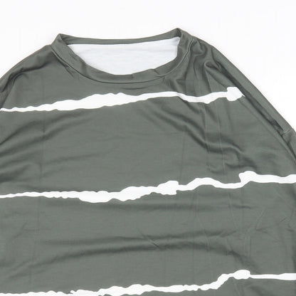 Womens UK Size XL Preworn Green Pullover Jumper