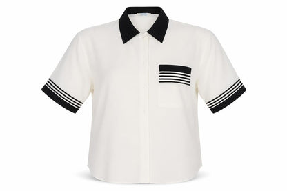 Womens UK Size 12 Wallis Ivory Basic Button-Up