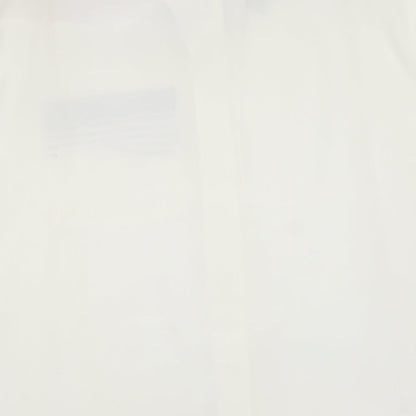 Womens UK Size 12 Wallis Ivory Basic Button-Up
