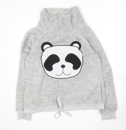 George Womens Green Round Neck  Polyester Pullover Jumper Size M   - Panda