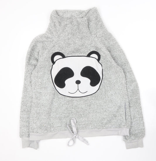 George Womens Green Round Neck  Polyester Pullover Jumper Size M   - Panda