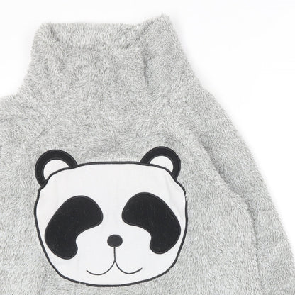 George Womens Green Round Neck  Polyester Pullover Jumper Size M   - Panda