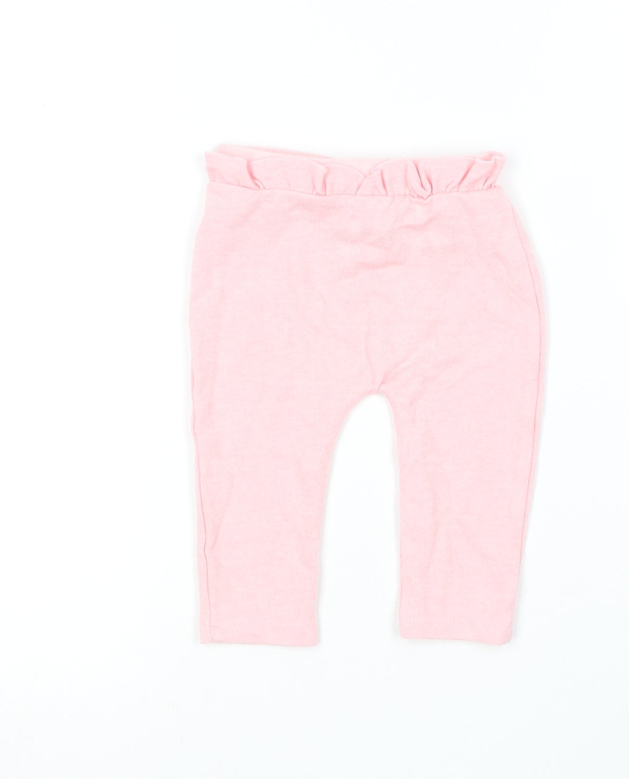 George Girls Pink  Viscose Jogger Leggings Size 3-6 Months