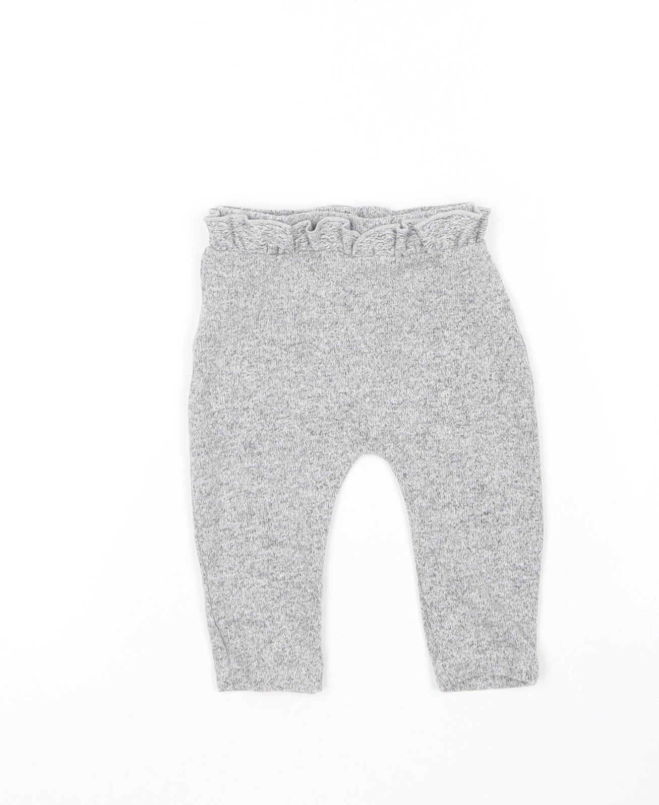 George Baby Grey  Polyester Jogger Leggings Size 3-6 Months